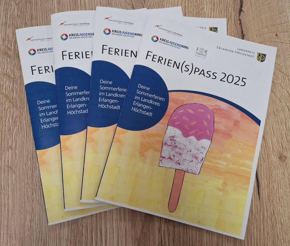 Ferienpass 2025 des Landratskreises ERH - Plakat