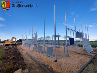 Multisport-Arena Großenseebach - Baustelle Stand 22.10.2023