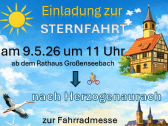 Einladung Sternfahrt Stadtradeln 09.05.2026 Großenseebach