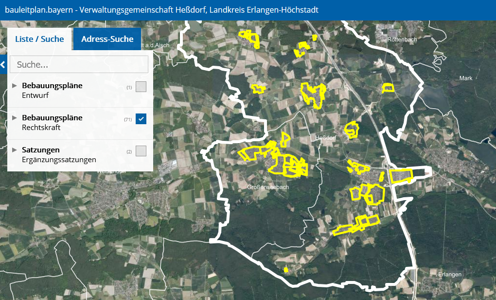 Bauleitplan.bayern Screenshot