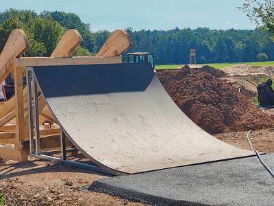 Pumptrack Großenseebach - Baustelle Stand 27.09.2023