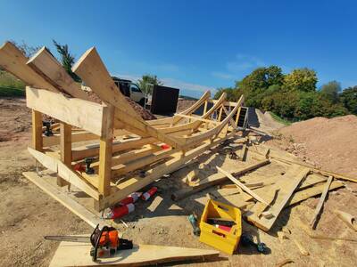 Pumptrack Großenseebach - Baustelle Stand 27.09.2023