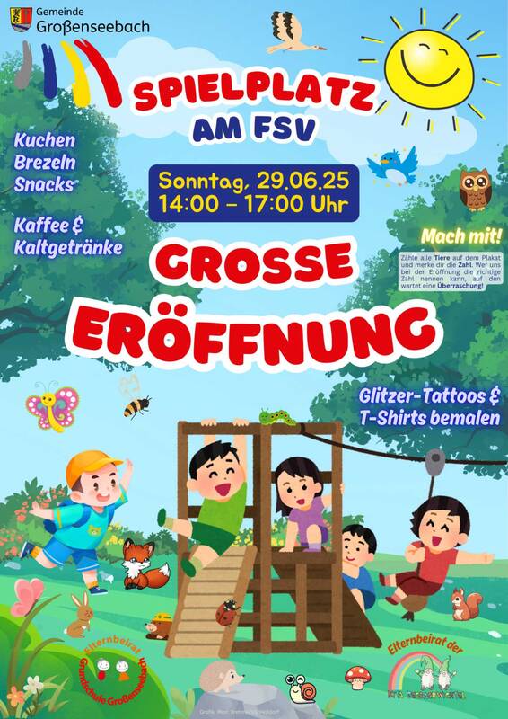 Eröffnung Spielplatz Sportplatz FSV Großenseebach - 29.06.2025
