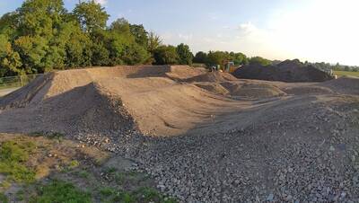 Pumptrack Großenseebach - Baustelle Stand 22.08.2023