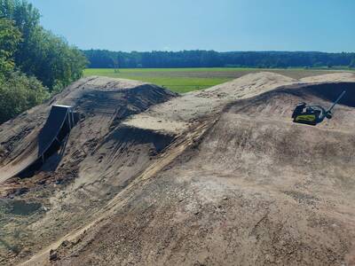 Pumptrack Großenseebach - Baustelle Stand 27.09.2023