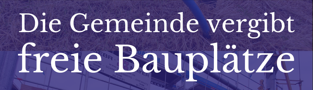 Freie Bauplätze7Baugrundstücke in Großenseebach - Promo