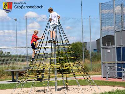 ... und hoch hinaus geklettert.