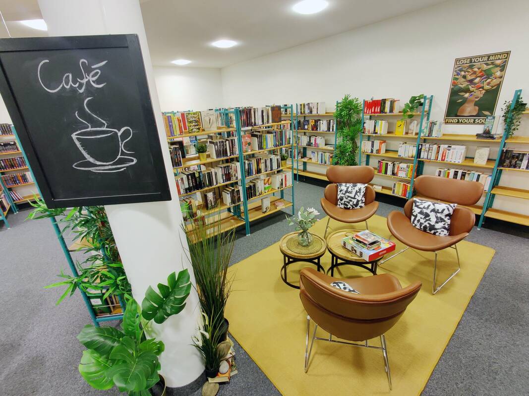 Lesecafé in der Gemeindebücherei Großenseebach