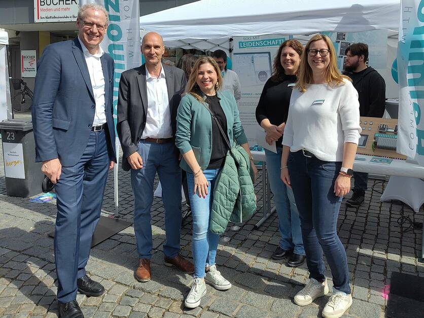 Ausbildungsbörse ERH 2024 in Herzogenrauch - Stand von Helmholz GmbH