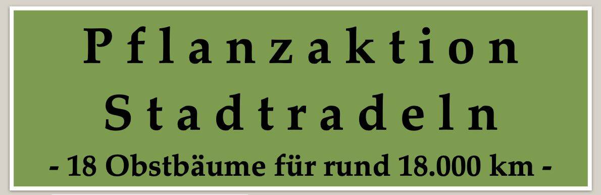 Baumpflanzaktion Stadtradeln Großenseebach 08.11.2025 - Plakat