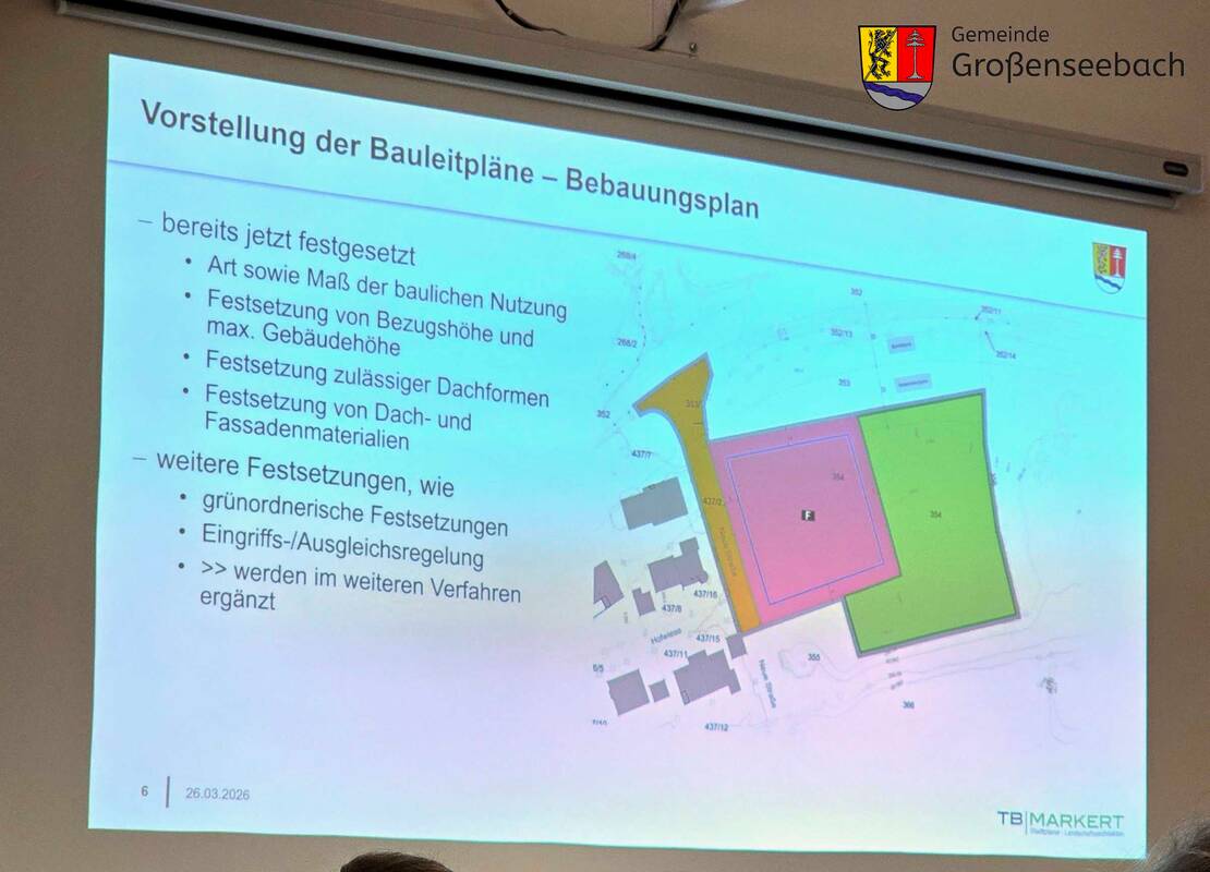 Bebauungsplan Feuerwehrhaus Großenseebach - Stand 25.03.26