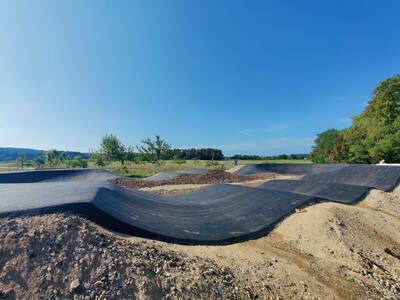 Pumptrack Großenseebach - Baustelle Stand 27.09.2023