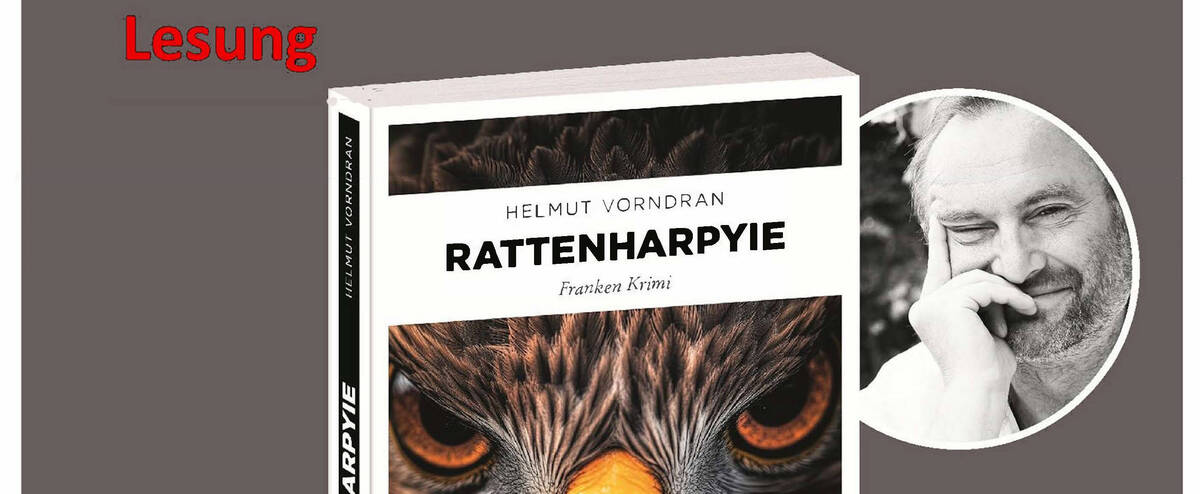 Lesung Rattenharpyie von Helmut Vorndran - GSBH 2025 - Plakat