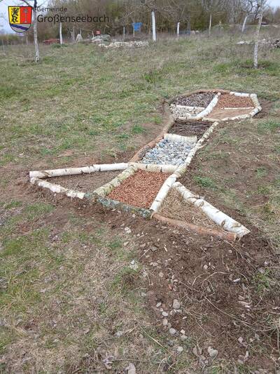 Der komplette Barfußpfad lädt mit abwechslungsreichen Materialien zum Entdecken und Erleben mit allen Sinnen ein.