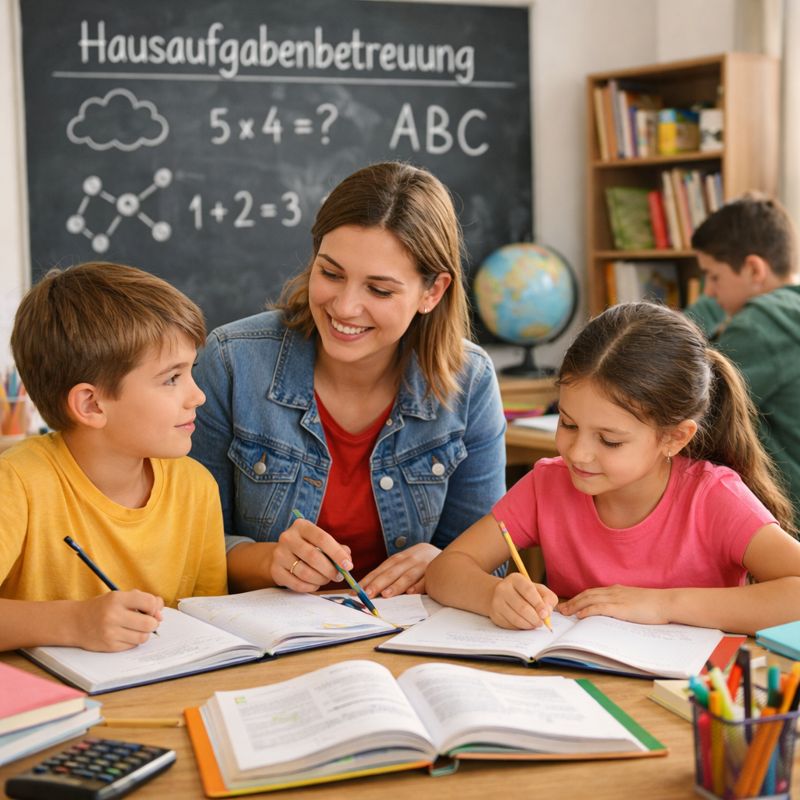 Hausaufgabenbetreuung in der OGTS