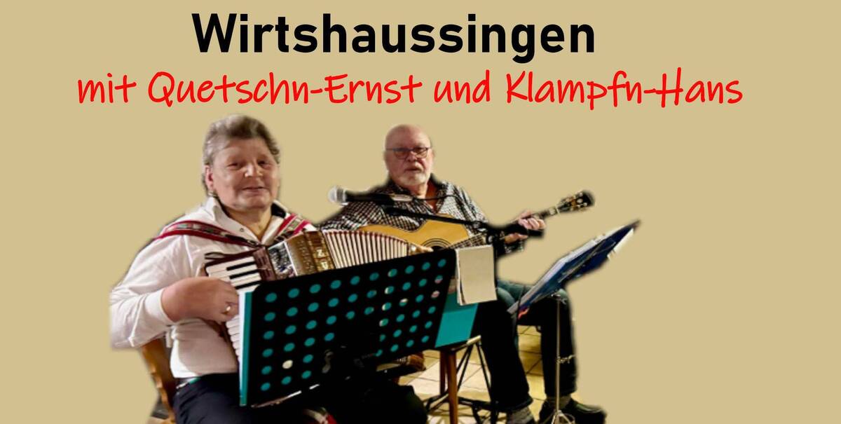 Wirtshaussingen - GSBH 2025 - Plakat