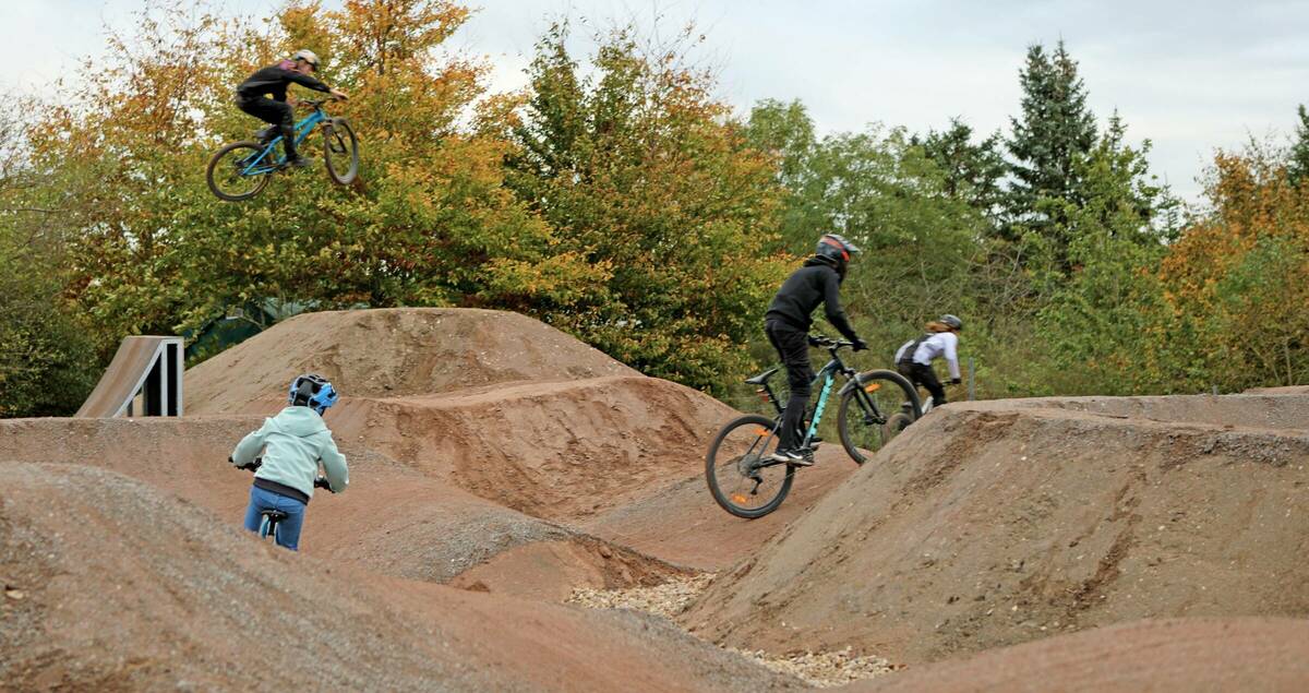 Bikepark/Pumptrack Großenseebach - Eröffnung am 21.10.2023