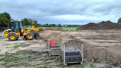 Pumptrack Großenseebach - Baustelle Stand 09.08.2023