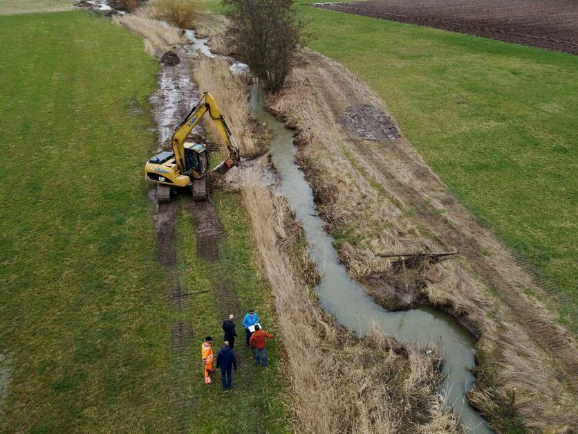 Renaturierung der Seebach - Vor-Ort Termin am 23.02.24