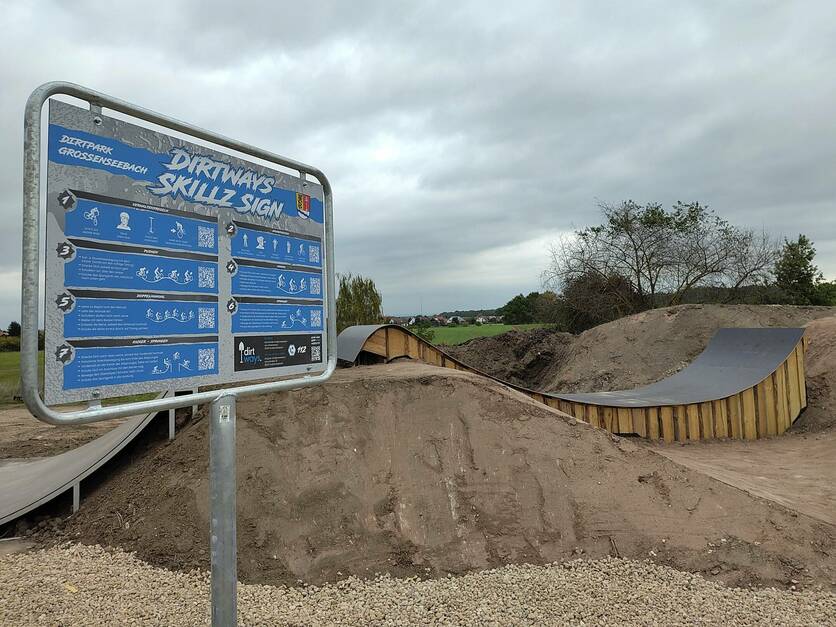 Pumptrack Großenseebach - Baustelle 08.10.2023