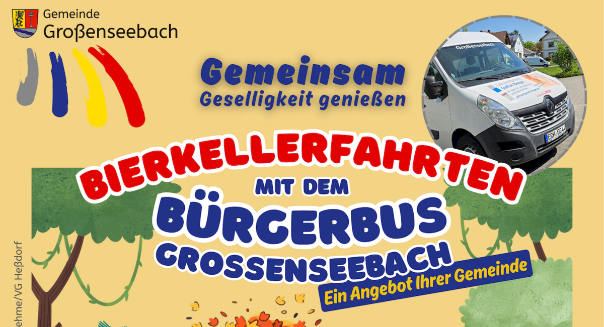Bierkellerfahrten Bürgerbus Großenseebach Sommer 2025