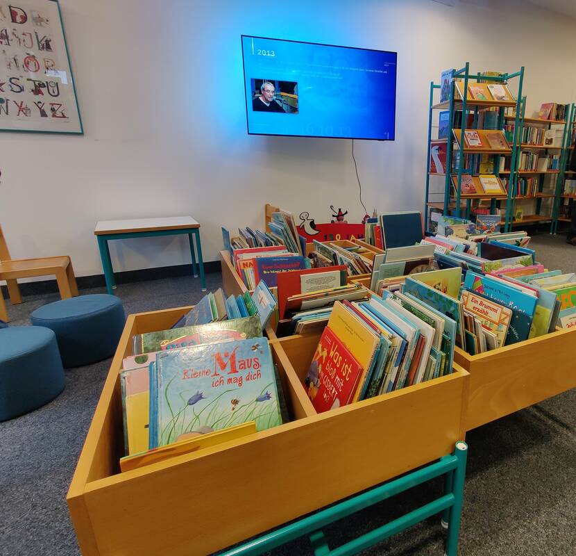Bücherei Großenseebach - Eingangsbereich