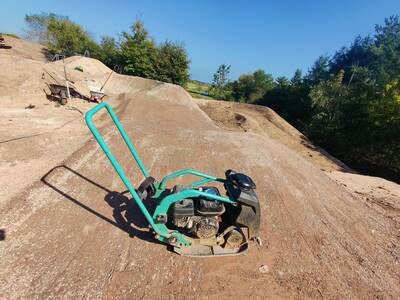 Pumptrack Großenseebach - Baustelle Stand 27.09.2023