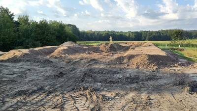 Pumptrack Großenseebach - Baustelle Stand 22.08.2023