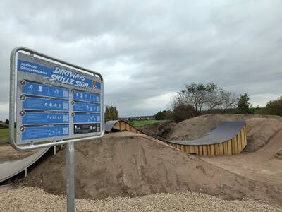 Pumptrack Großenseebach - Baustelle Stand 08.10.2023