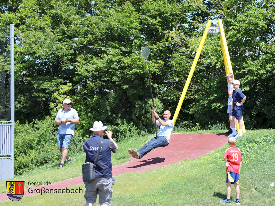Eröffnung Spielplatz an der Multisportanlage am Sportplatz Großenseebach - 29.06.2025