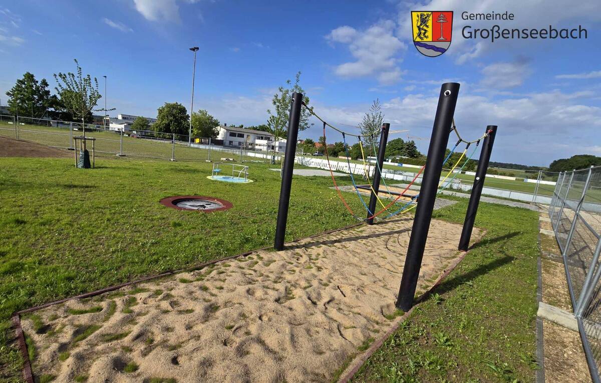 Spielplatz Multisportanlage Großenseebach Mai 2025 vor Eröffnung