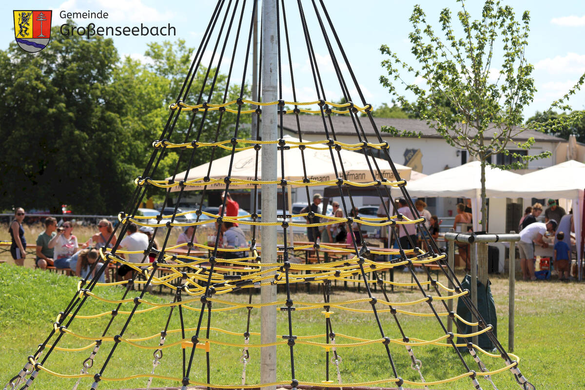 Eröffnung Spielplatz an der Multisportanlage am Sportplatz Großenseebach - 29.06.2025