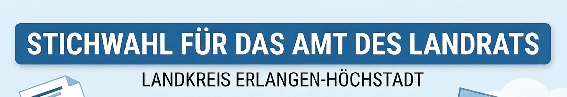 Kommunalwahl 2026: Stichwahl-Termin Landrat 22.03.2026