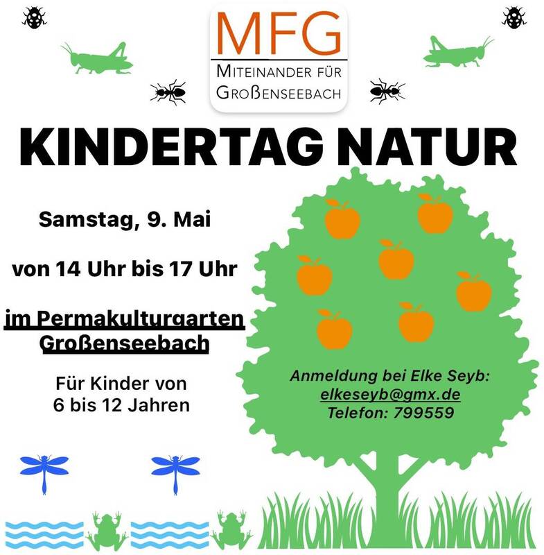 Kindertag Natur 09.05.2026 - Plakat
