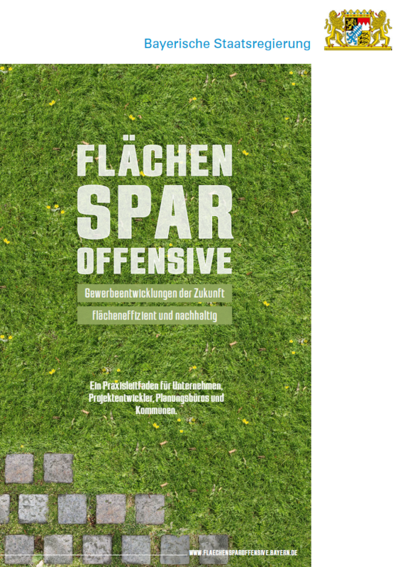 Broschüre/Praxisleitfaden "Flächensparoffensive" - Titelbild