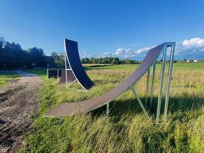 Pumptrack Großenseebach - Baustelle Stand 07.08.2023
