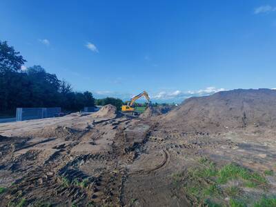 Pumptrack Großenseebach - Baustelle Stand 07.08.2023