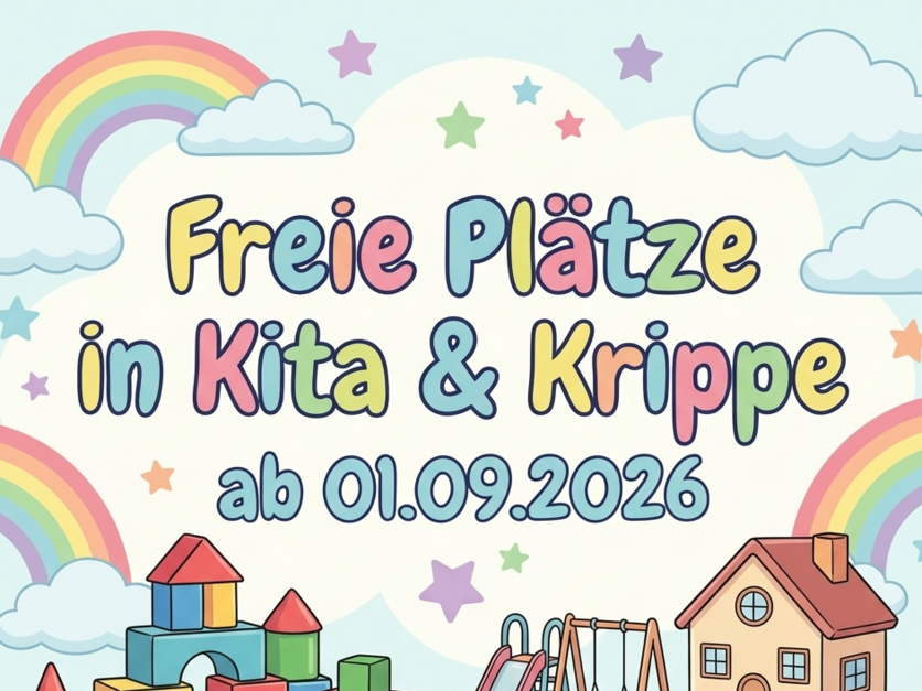 Freie Plätze in Kiga und Krippe der Kita Seebachwichtel September 2026