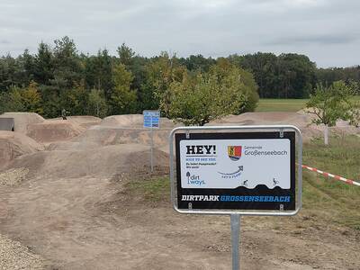 Pumptrack Großenseebach - Baustelle Stand 08.10.2023