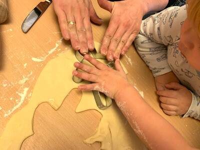 Aktion "Wecken backen" für den St.-Martins-Umzug 2023