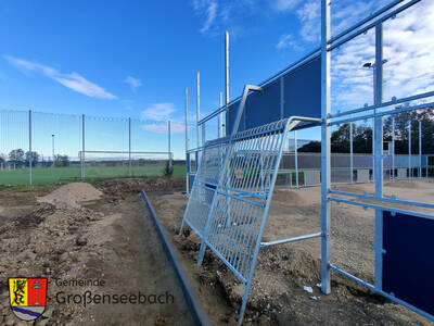 Multisport-Arena Großenseebach - Baustelle Stand 22.10.2023