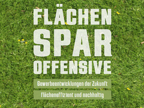 Broschüre/Praxisleitfaden "Flächensparoffensive" - Titelbild