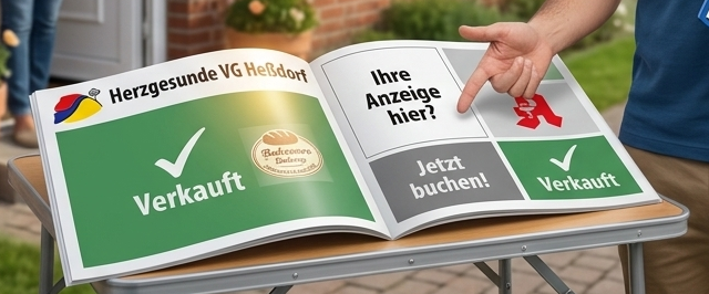 Anzeigenverkauf Bürger-Info-Broschüre "Herzgesunde VG Heßdorf"