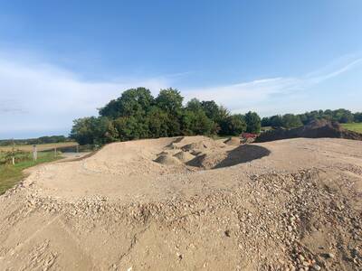 Pumptrack Großenseebach - Baustelle Stand 25.08.2023