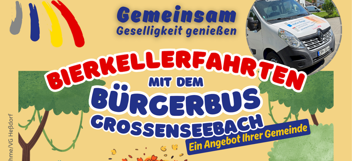 Bierkellerfahrten Bürgerbus Großenseebach Sommer 2025