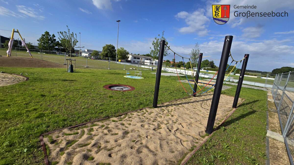 Spielplatz Multisportanlage Großenseebach Mai 2025 vor Eröffnung