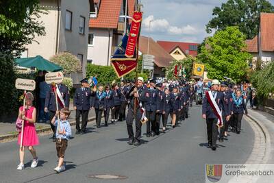 Die "Jubelwehr" - Die Feuerwehr Großenseebach feierte (wegen Corona ein Jahr verspätet) ihr 125-jähriges Jubiläum.