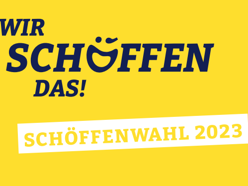 Schöffenwahl 2023 - Plakat