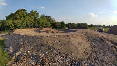 Pumptrack Großenseebach - Baustelle Stand 22.08.2023