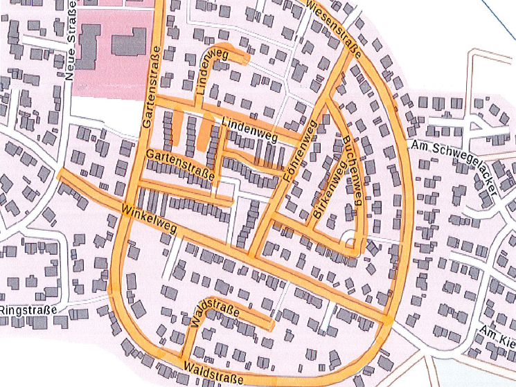 Straßensperrungen in Großenseebach wegen Telekom-Glasfaserausbau (Bauabschnitt 2) vom 26.10. - 17.12.2022